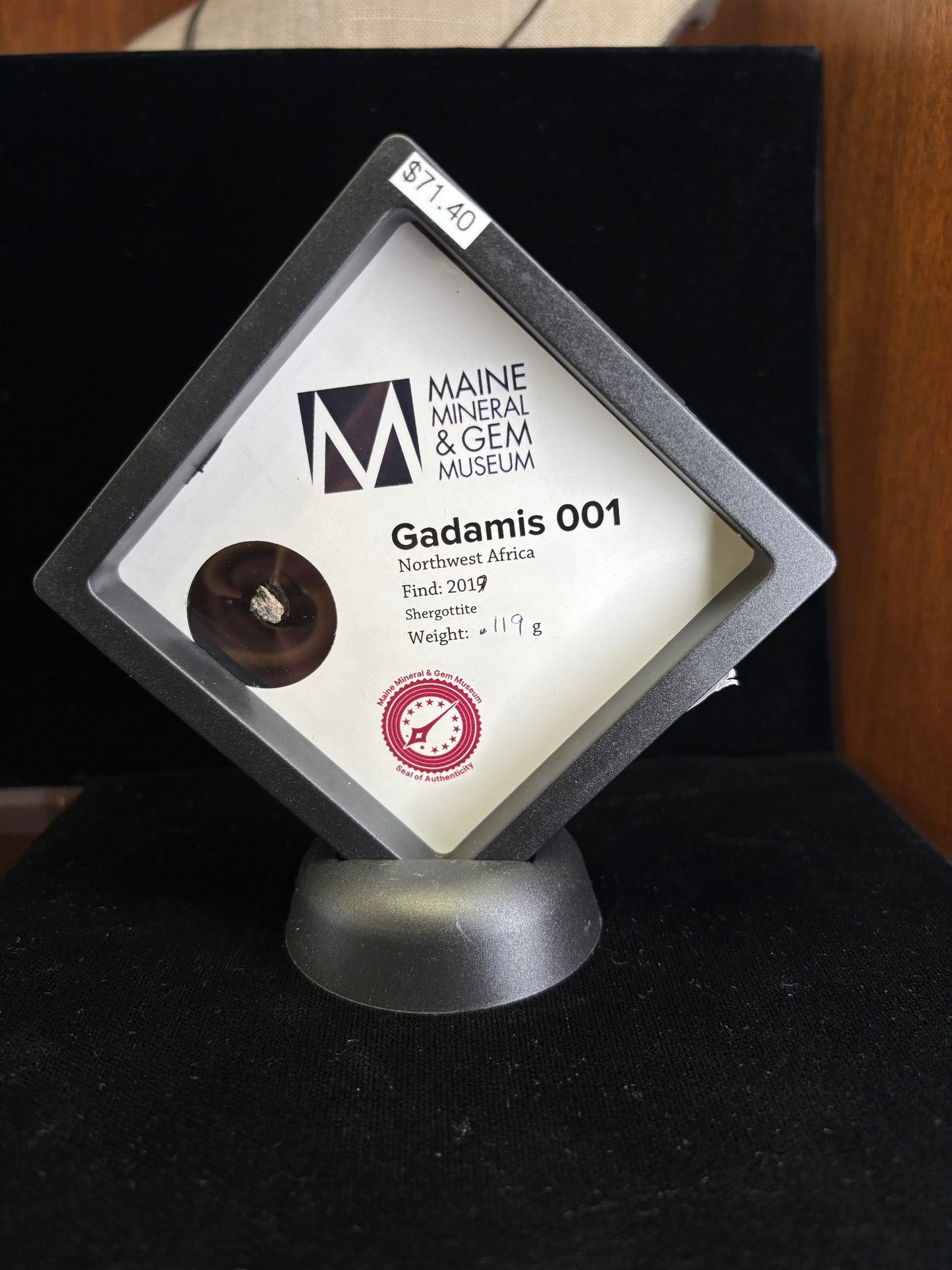 Martian Meteorite-Gadamis 001