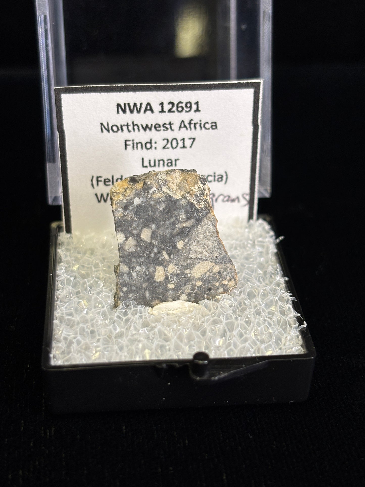 Lunar Meteorite- NWA 12691