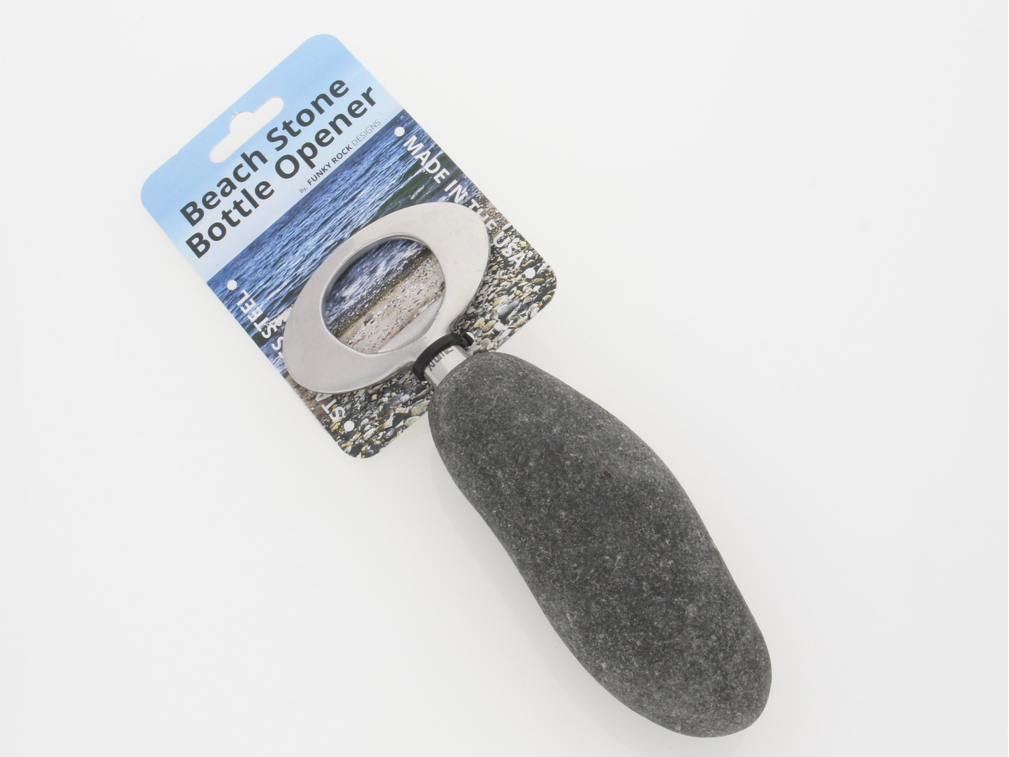 Beach Stone Bottle Opener