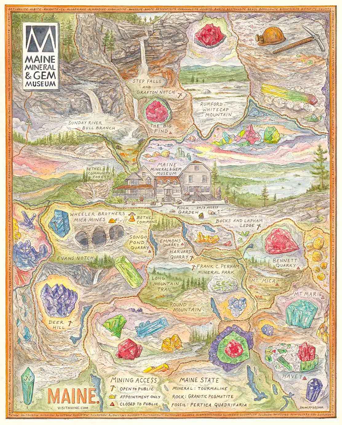 Heritage Mining Map