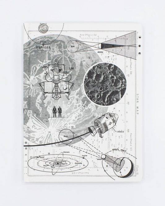 Moon Landing Hardcover Notebook